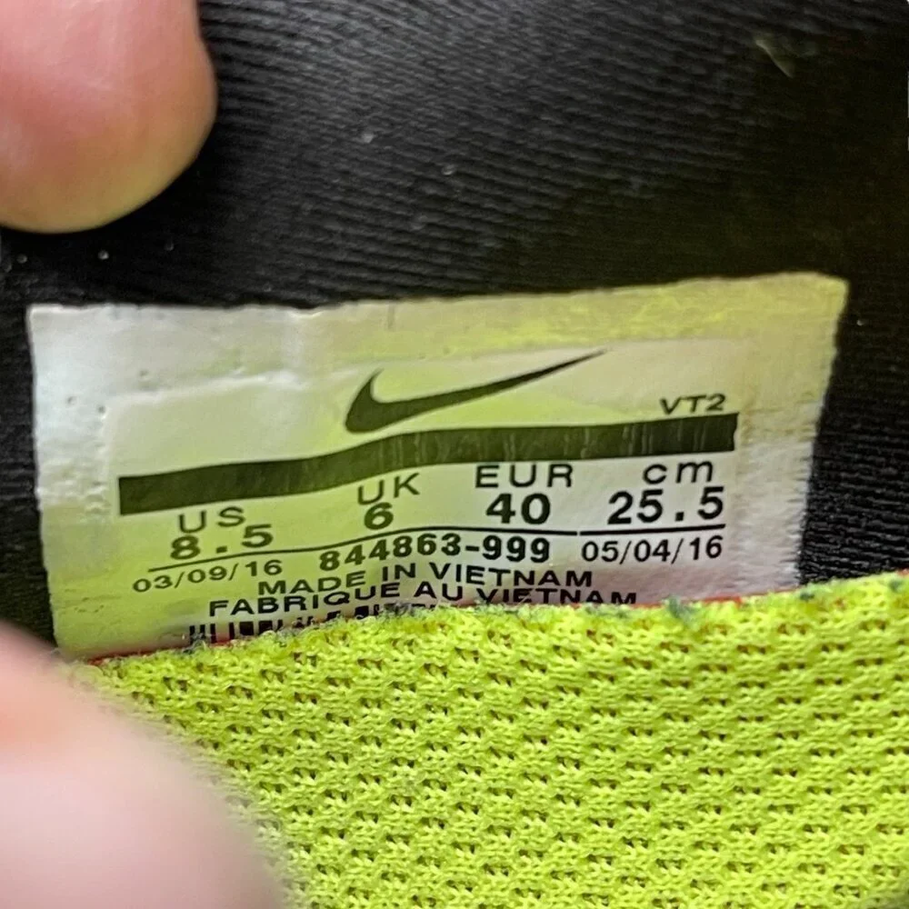 NIKE LUNAREPIC LOW FLYKNIT OLYMPIC VOLT PINK OC WOMENS SIZE 8.5 Multicolored